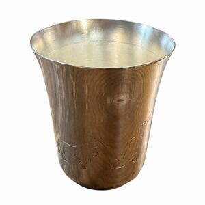 Vintage Napier Silver Plated Child's Cup, Engraved Animal Design, Nursery 6 Oz